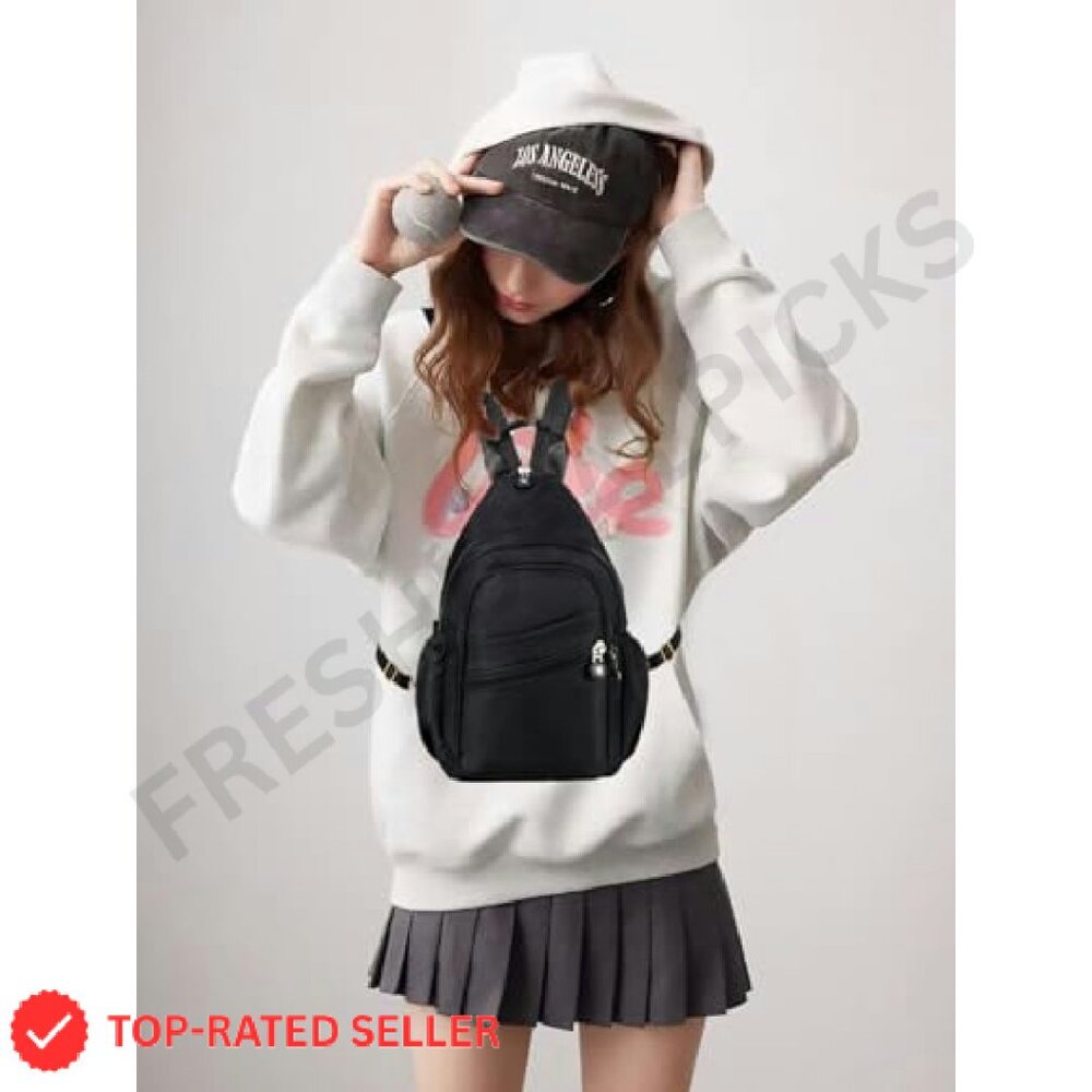 Mini Sling Backpack Convertible Daypack Water Res… - image 4